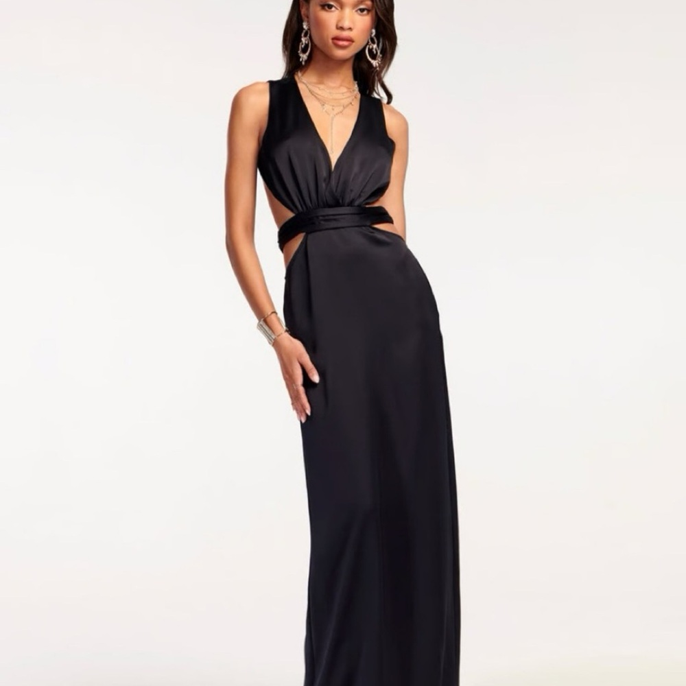 Ramy Brook Black Backless Dress